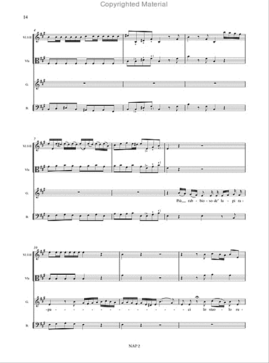 Oratorio di Maria dolorata (Napoli, ca. 1723) for 5 Voices, Choir and Instruments. Critical Edition Choir scores gallery preview page 9