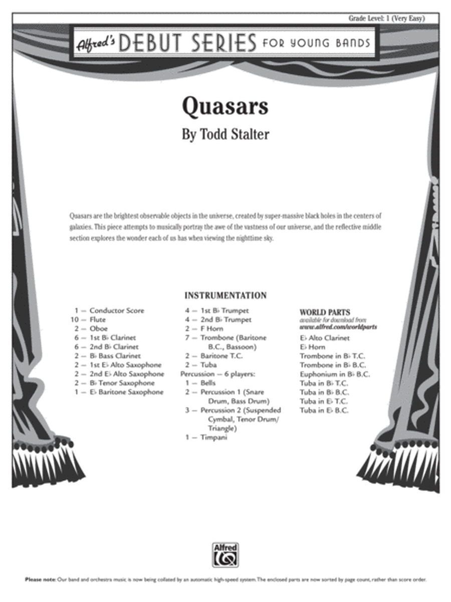 Quasars: Score
