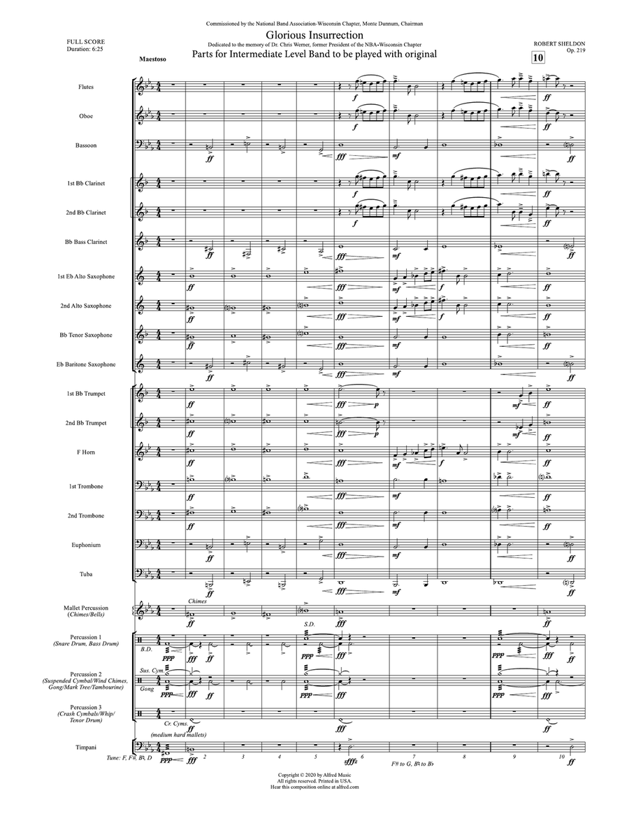 Glorious Revolution: Score