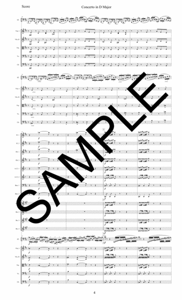Concerto in D Major for Tuba and Orchestra – 1st Movement image number null