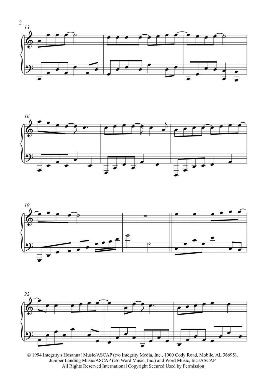 I Offer My Life I Offer My Life Piano Solo scores gallery preview page 2