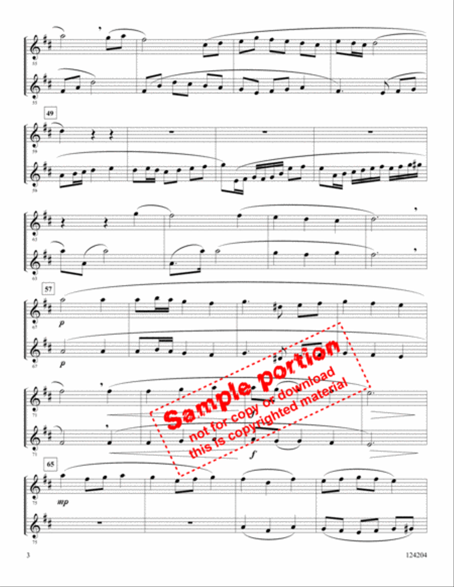 Our Great Saviour Our Great Saviour Woodwind Duet scores gallery preview page 3