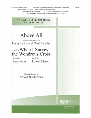 Book cover for Above All with When I Survey the Wondrous Cross