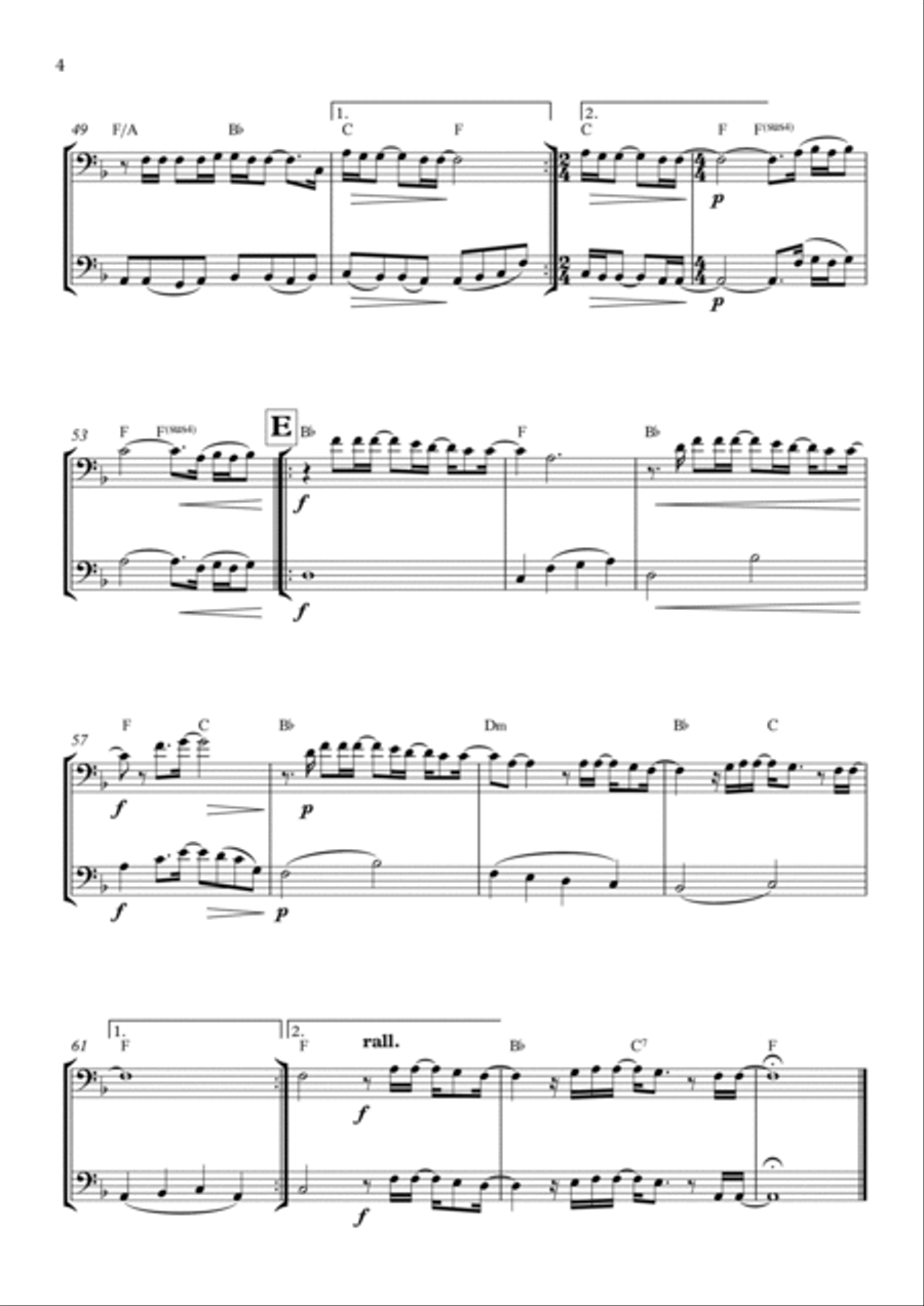 Goodness Of God String Duet scores gallery preview page 4