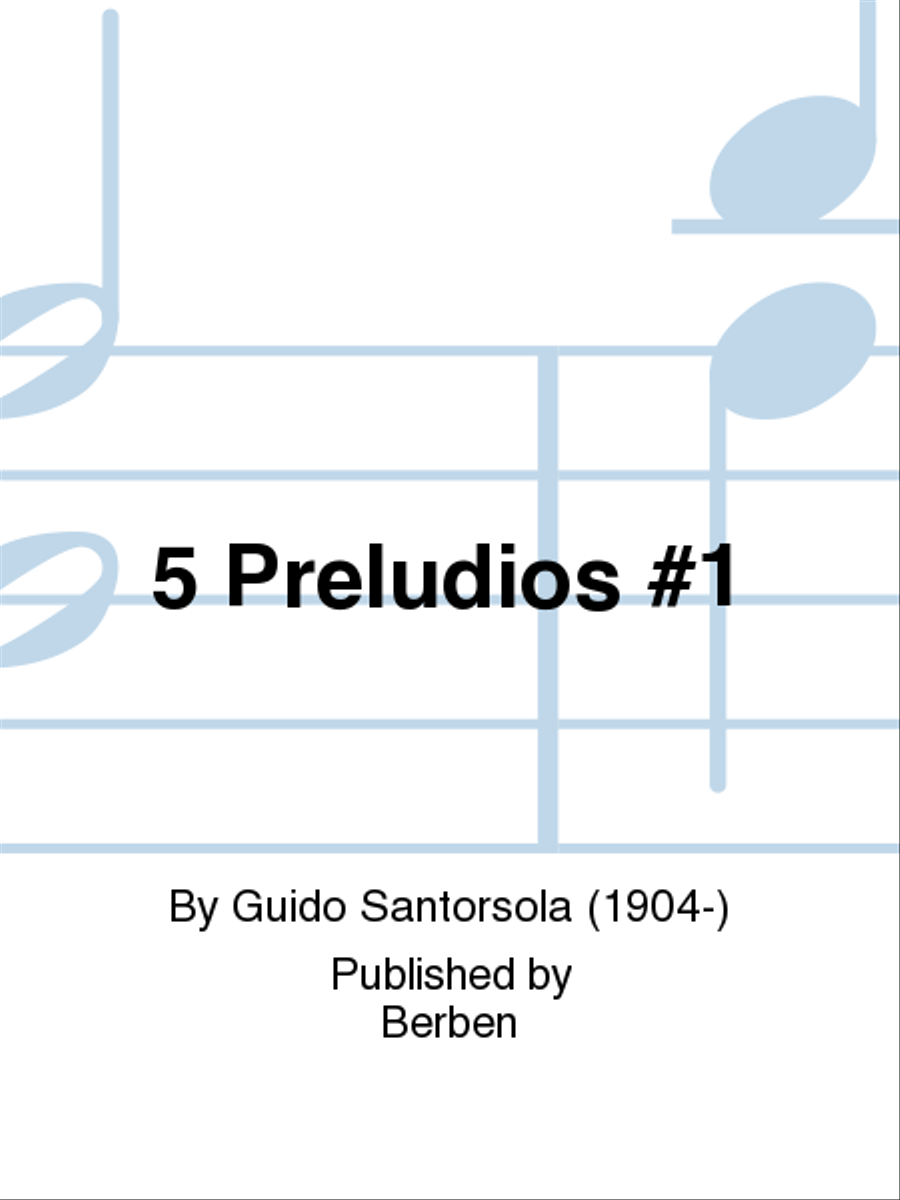 5 Preludios No. 1