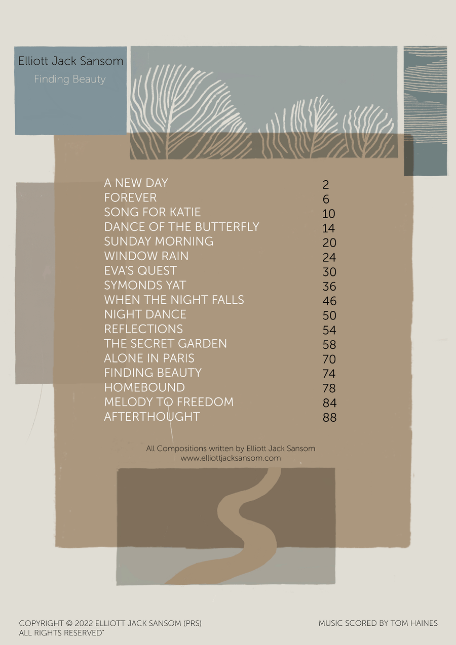 Finding Beauty Songbook Piano Solo scores gallery preview page 3