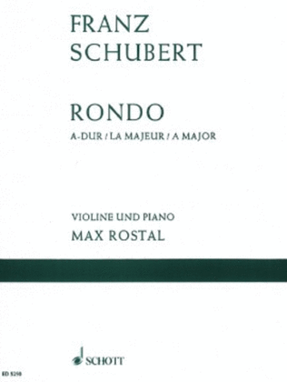 Book cover for Rondo in A Major