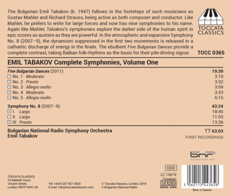 Tabakov: Complete Symphonies, Vol. 1