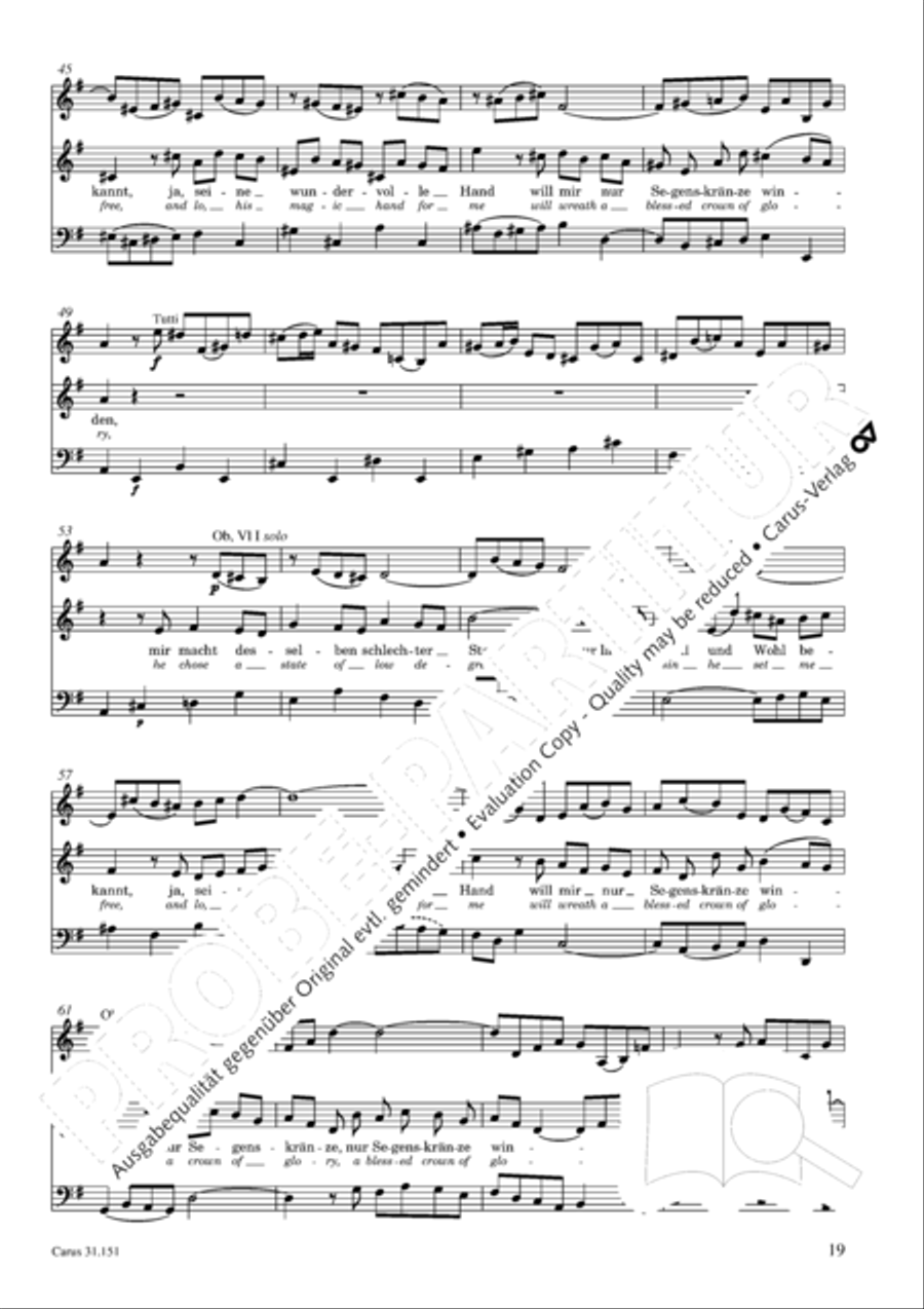 Comfort sweet, that Jesus came 4-Part scores gallery preview page 20