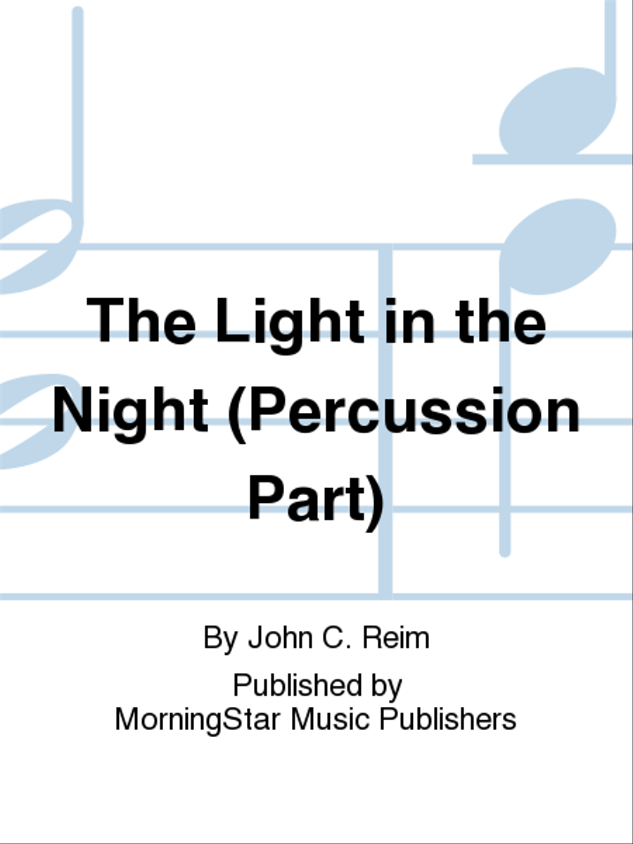 The Light in the Night (Tambourine/Claves Part) Choir scores gallery preview page 1
