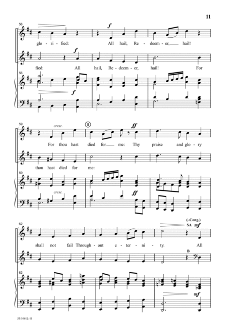 Risen Indeed! (Digital Download) Choir scores gallery preview page 9