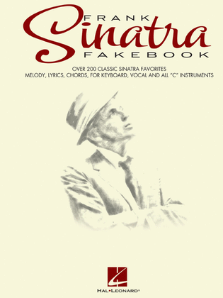 Book cover for The Frank Sinatra Fake Book