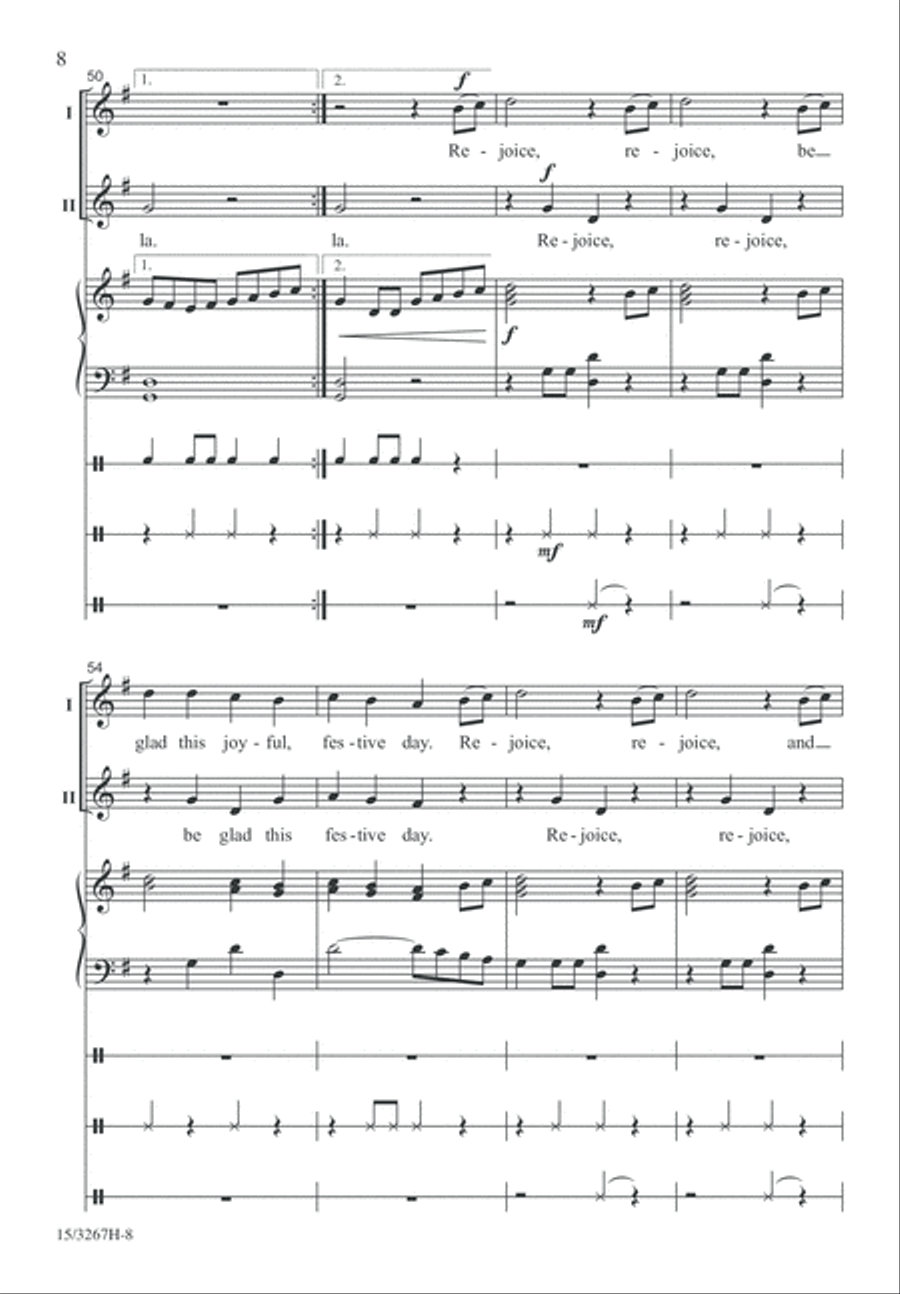 Be Glad This Festive Day Be Glad This Festive Day 2-Part scores gallery preview page 8