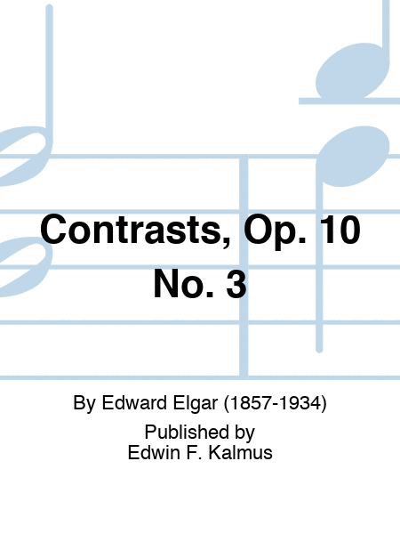 Contrasts, Op. 10 No. 3