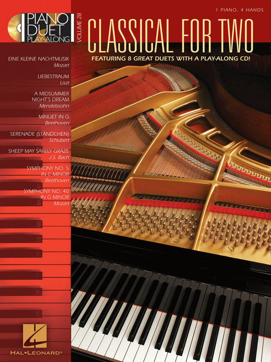 Classical for Two (Piano Duet Play-Along Volume 28)