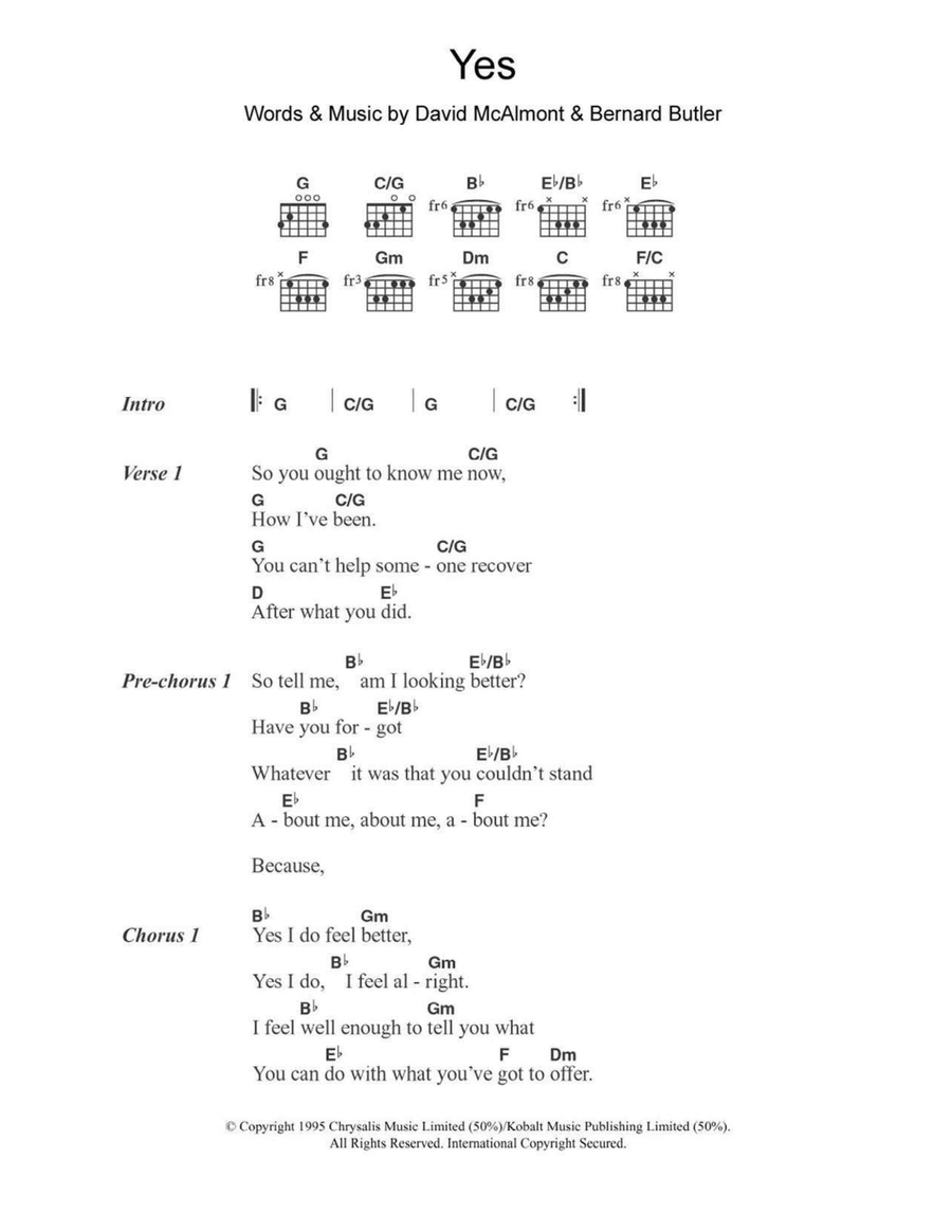 Yes Acoustic Guitar scores gallery preview page 1