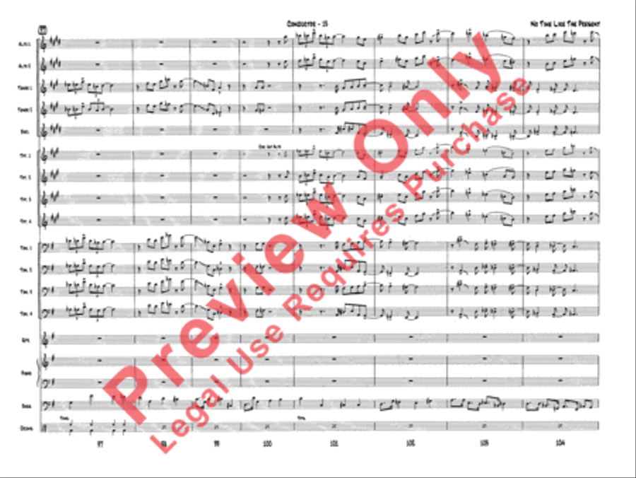 No Time Like the Present Jazz Ensemble scores gallery preview page 15