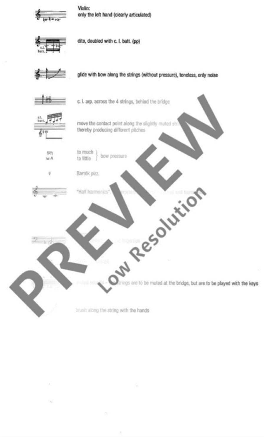 Songs without words Violin Solo scores gallery preview page 17