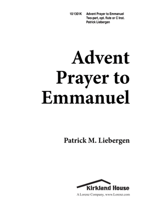 Book cover for Advent Prayer To Emmanuel