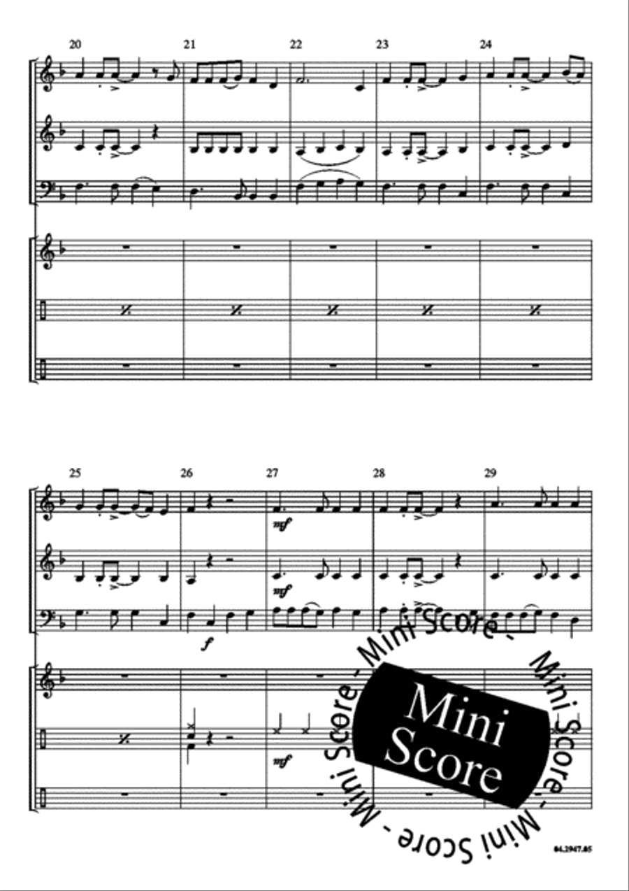 Five Spirituals 3-Part scores gallery preview page 21
