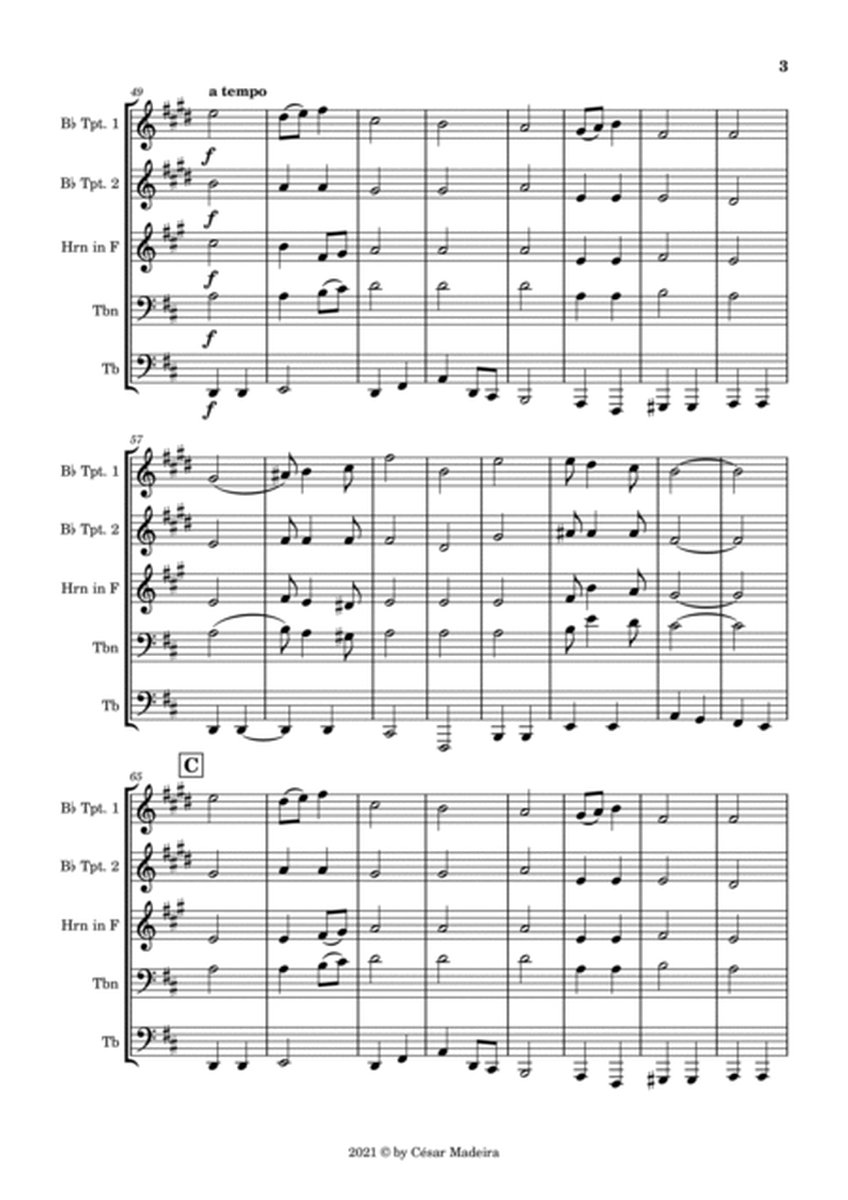Pomp and Circumstance No.1 - Brass Quintet (Full Score and Parts) image number null