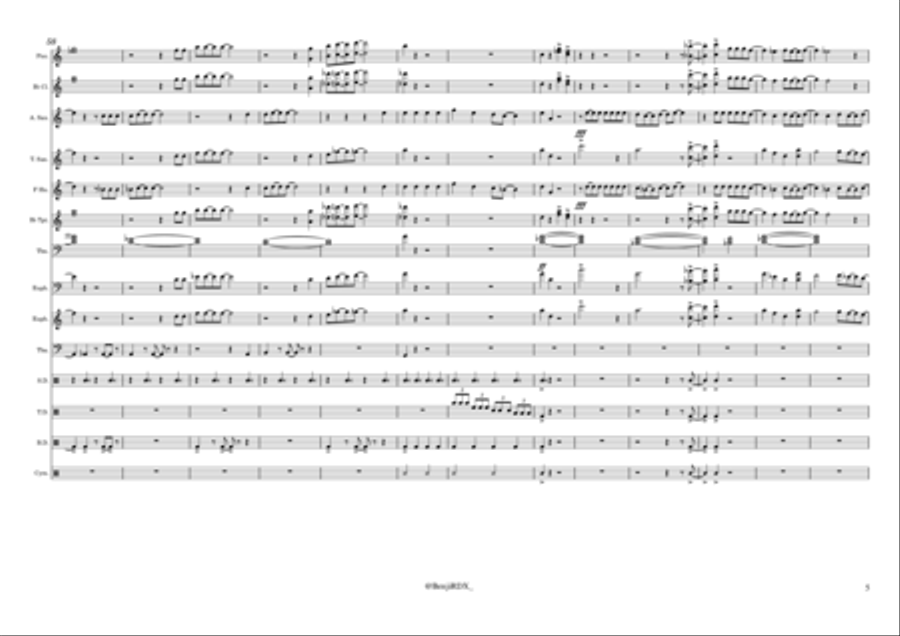 Busted Marching Band scores gallery preview page 5