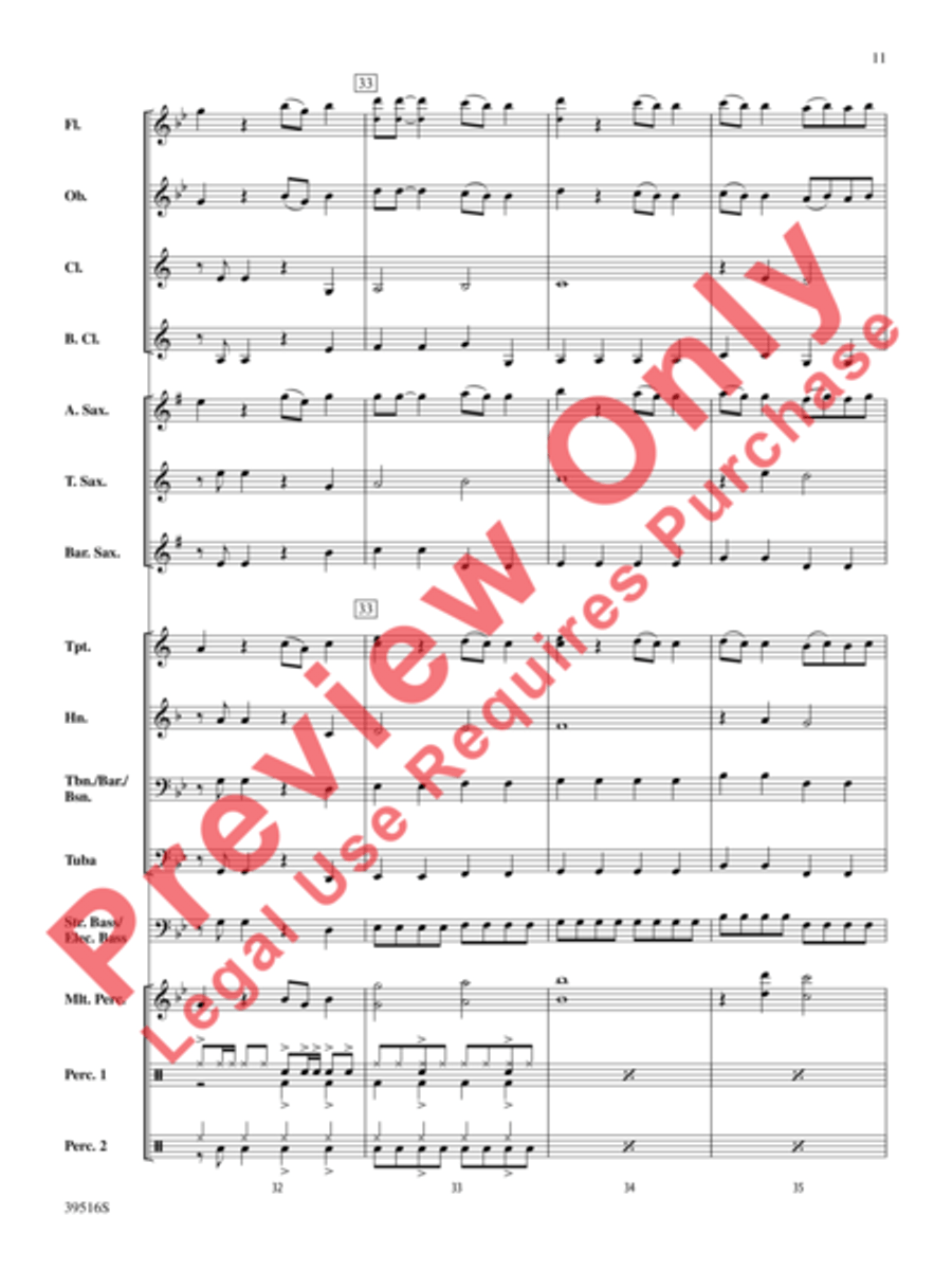 Like Money Like Money Concert Band scores gallery preview page 12