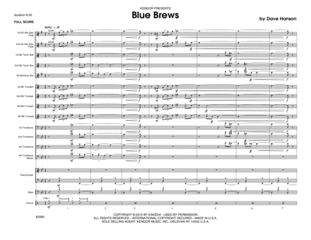 Blue Brews - Full Score