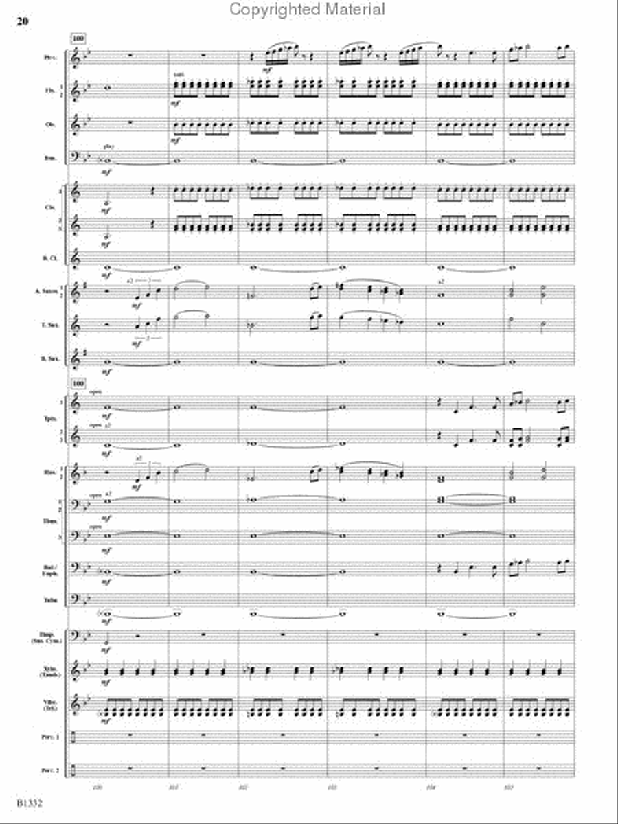 Thunderscape Concert Band scores gallery preview page 21