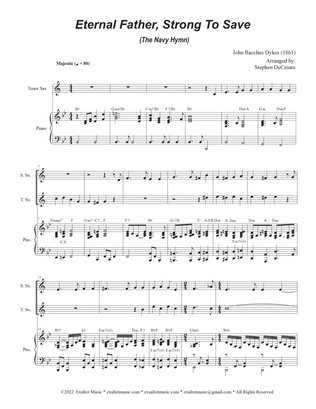 Eternal Father, Strong To Save (The Navy Hymn) (Duet for Soprano and Tenor Saxophone)
