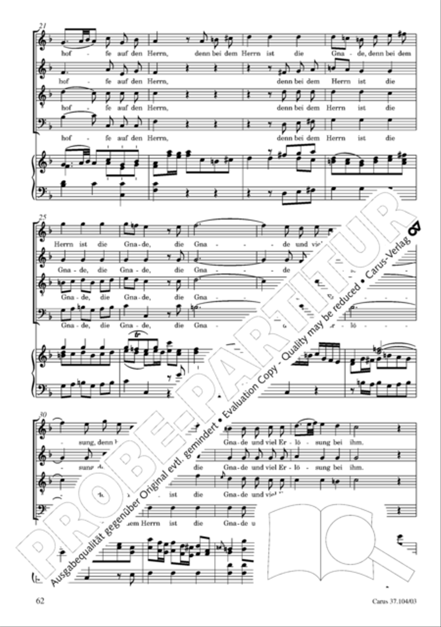 Ein Lammlein geht und tragt die Schuld 4-Part scores gallery preview page 63