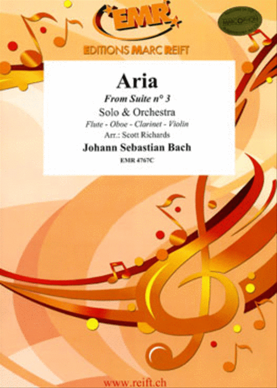 Aria from Suite No. 3 Orchestra scores gallery preview page 1