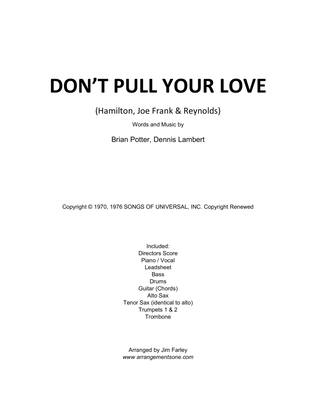 Don't Pull Your Love
