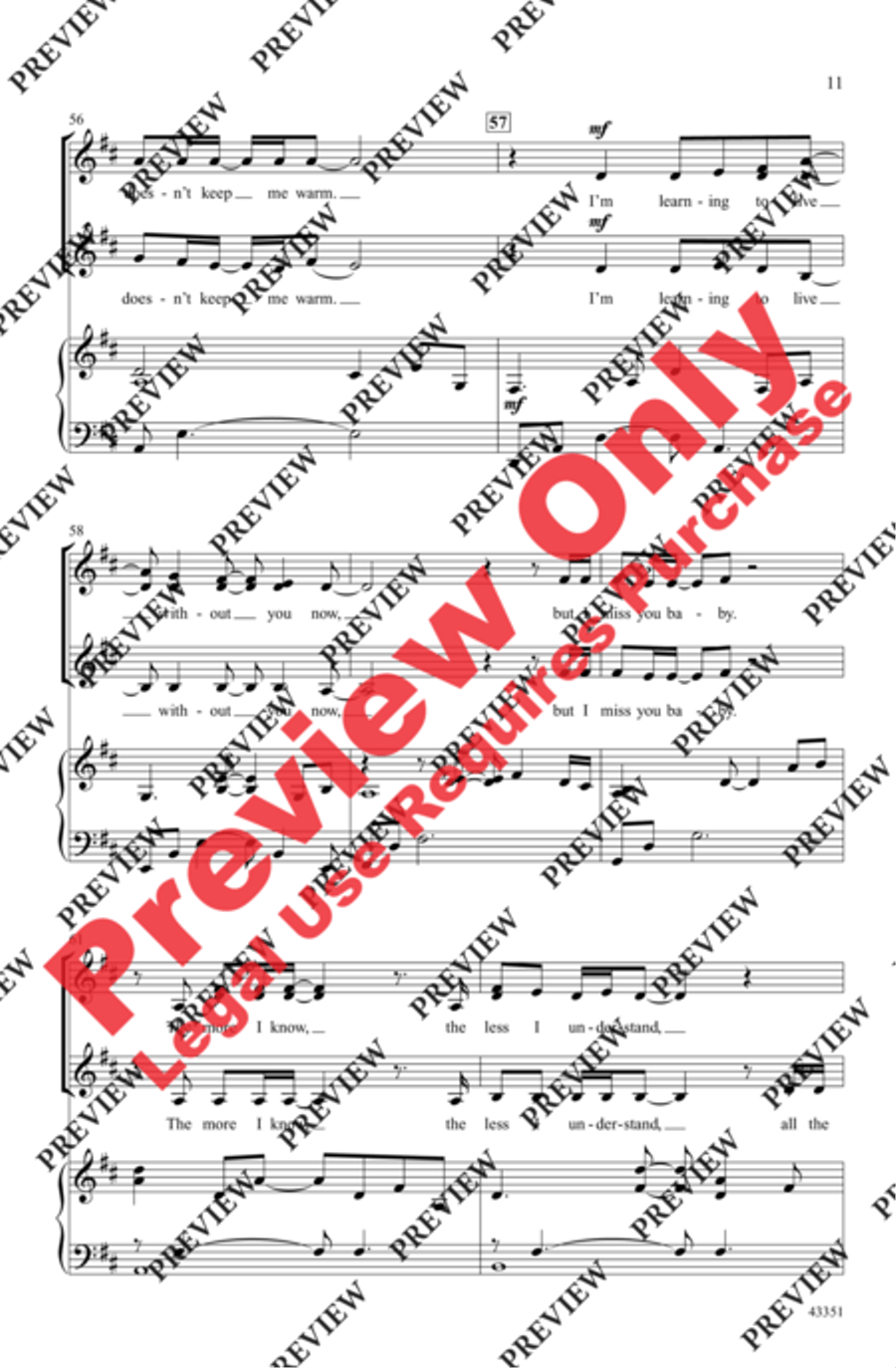 The Heart of the Matter Women's Choir scores gallery preview page 10