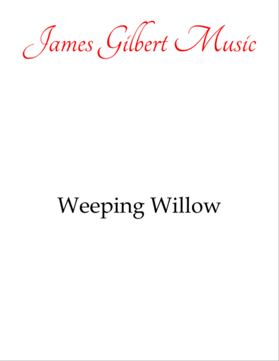 Weeping Willow Weeping Willow Piano Solo scores gallery preview page 1