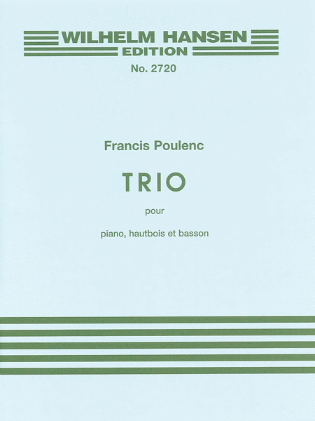 Trio Pour Hautbois, Basson And Piano