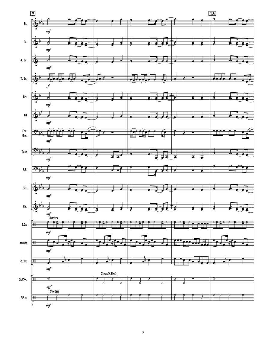 Treasure Marching Band scores gallery preview page 4