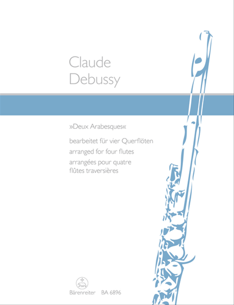 Deux Arabesques Flute scores gallery preview page 1