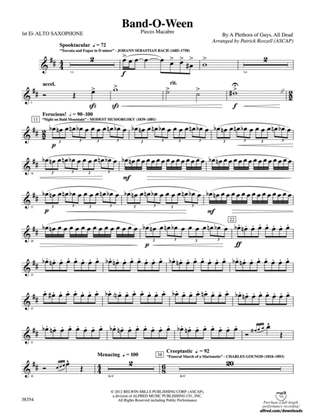Band-O-Ween: E-flat Alto Saxophone