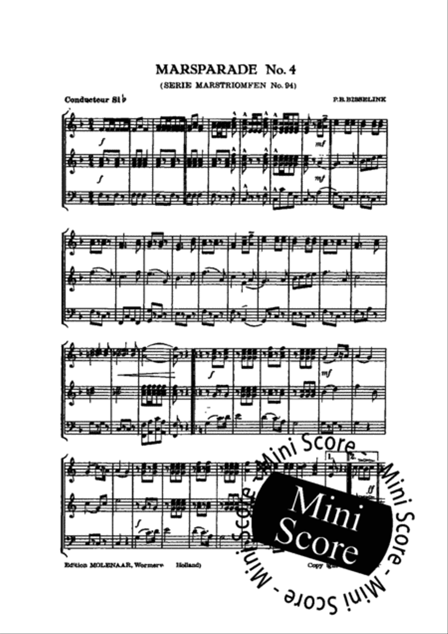 Marsparade No. 4 Marsparade No. 4 Concert Band scores gallery preview page 4