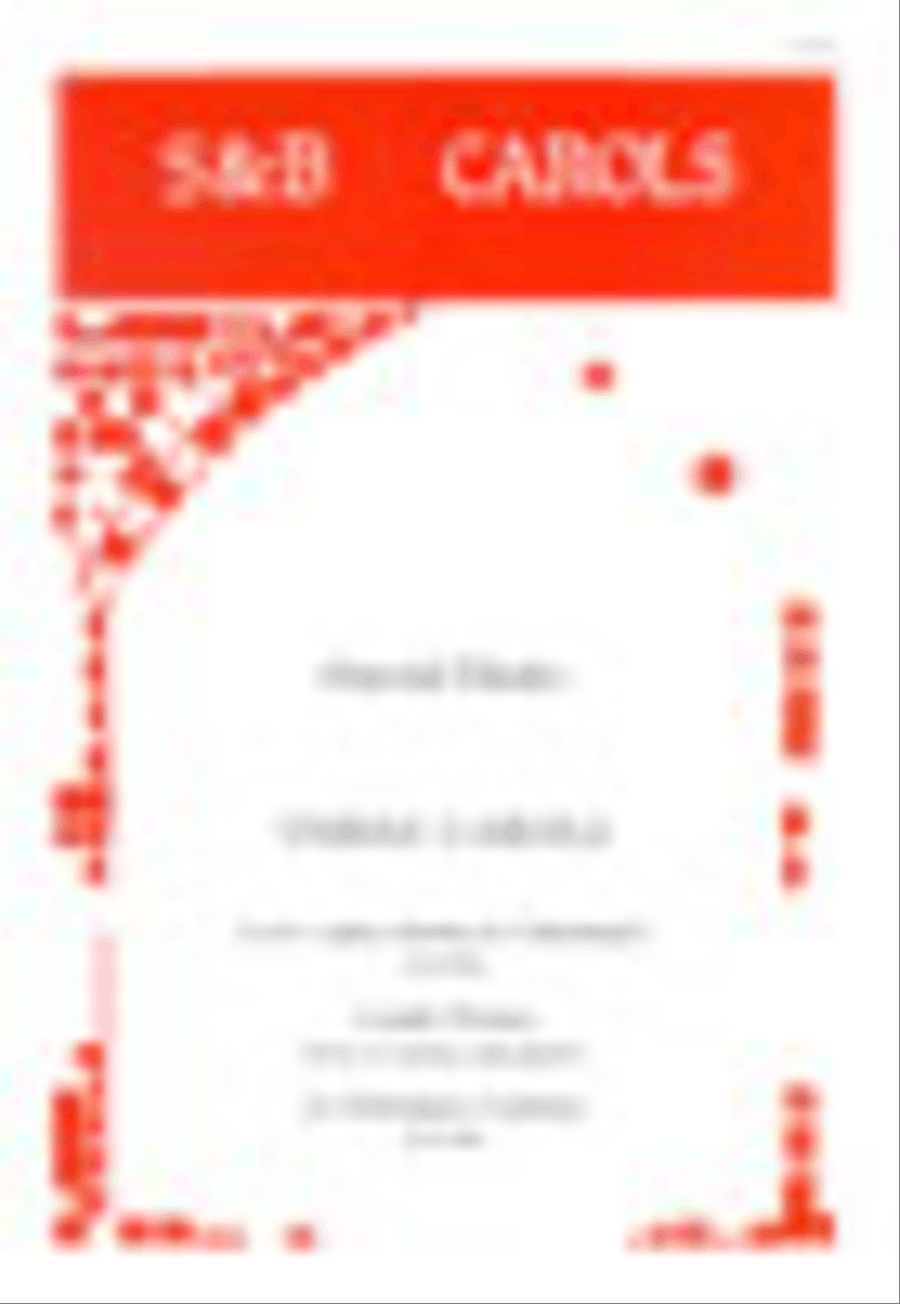 Three Carols Choir scores gallery preview page 1