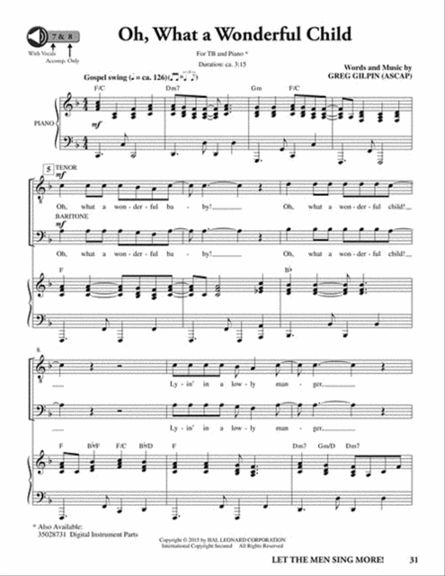 Let the Men Sing MORE! Let the Men Sing MORE! Choir scores gallery preview page 2