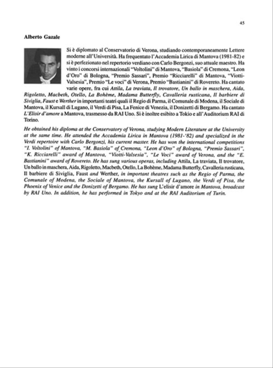 Verdi Arias for Baritone Voice Solo scores gallery preview page 5