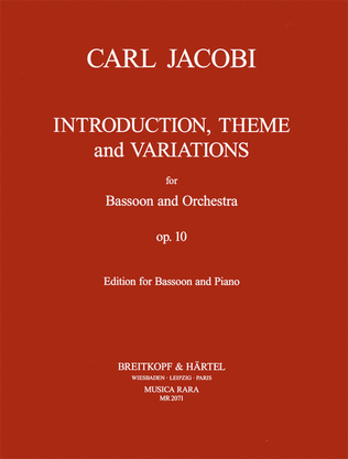 Introduction, theme and variations Op. 10