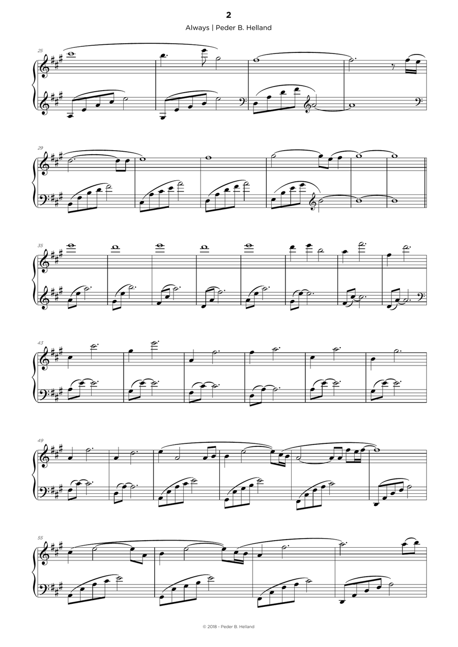Always Easy Piano scores gallery preview page 2