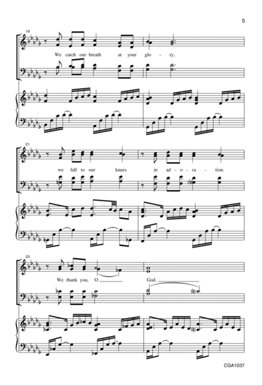 For All That Is 4-Part scores gallery preview page 5