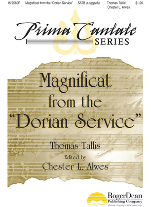 Book cover for Magnificat from the "Dorian Service"