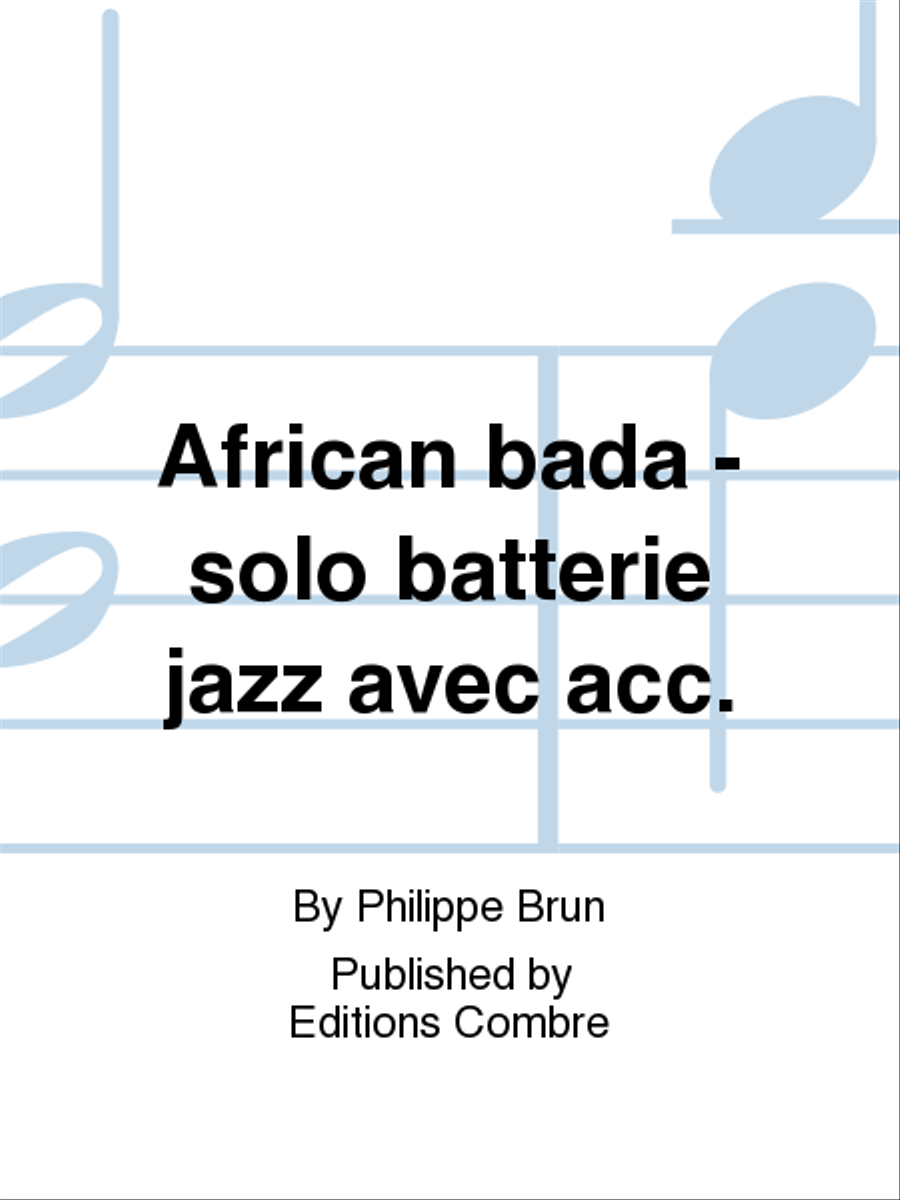 African bada Percussion scores gallery preview page 1