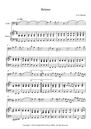 Arioso - George Frideric Handel (Cello + Piano)