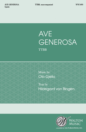Book cover for Ave Generosa (TTBB)